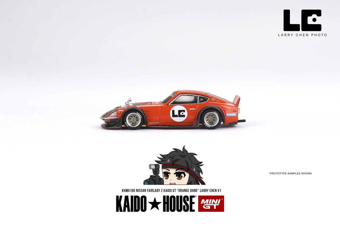 MiniGT - Nissan Fairlady Z kaido GT 'Orange Bang' Larry Chen V1