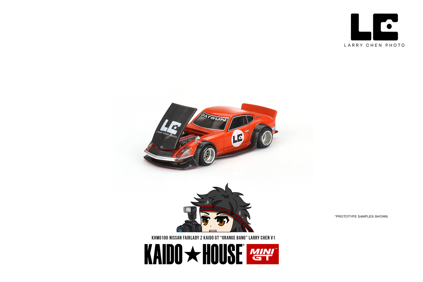 MiniGT - Nissan Fairlady Z kaido GT 'Orange Bang' Larry Chen V1