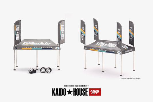 MiniGT - Paddock Service Tent - Kaido House 'Greddy' V1