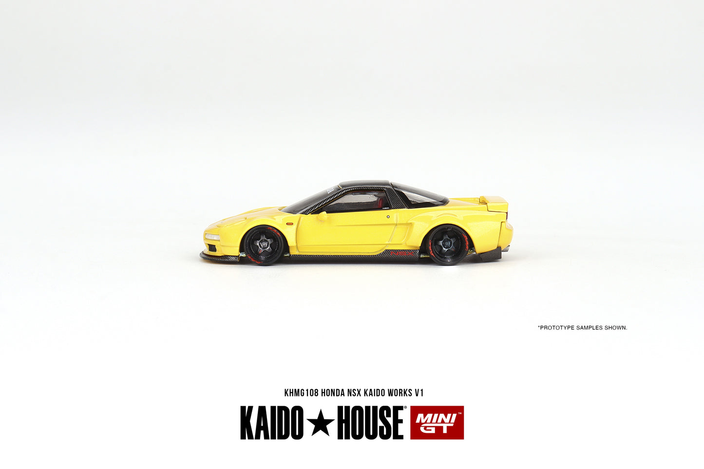 MiniGT - Honda NSX Kaido Works V1 (Yellow)