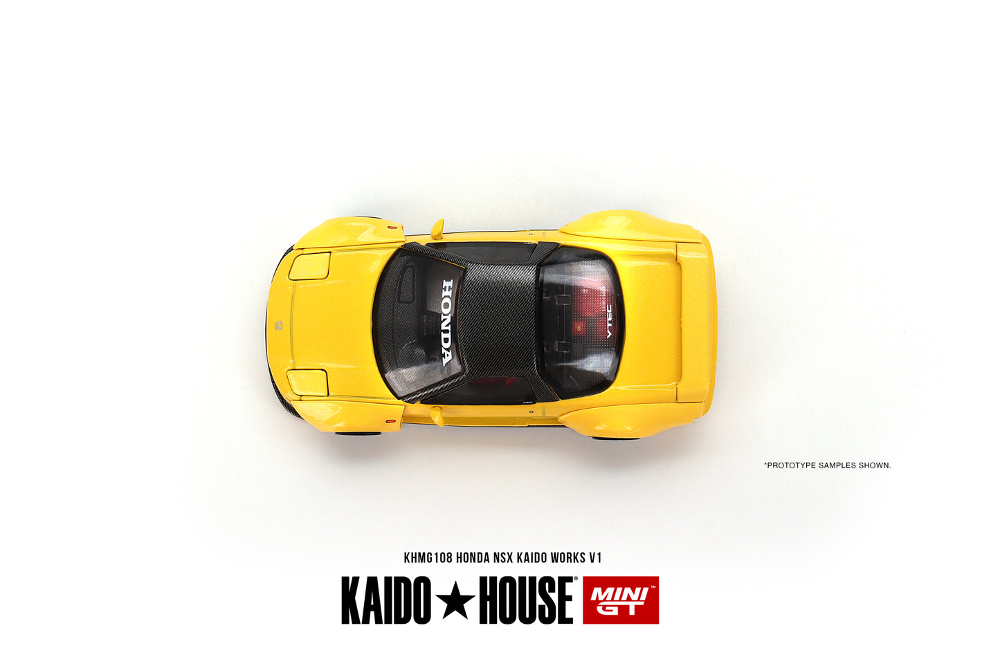 MiniGT - Honda NSX Kaido Works V1 (Yellow)