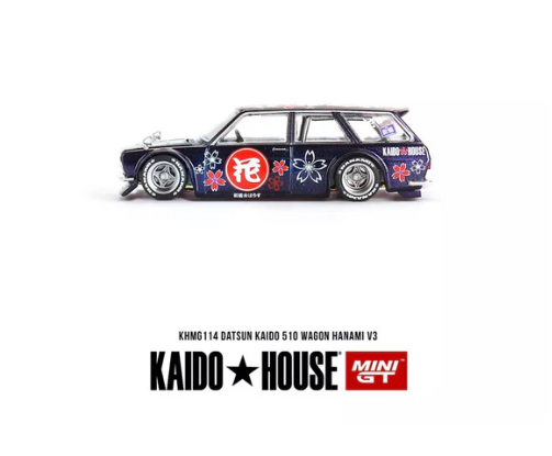 MiniGT - Datsun KAIDO 510 Wagon Hanami V3 (Magic Purple)