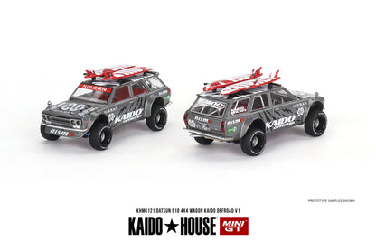 MiniGT - Datsun KAIDO 510 Wagon 4x4 Kaido Offroad V1