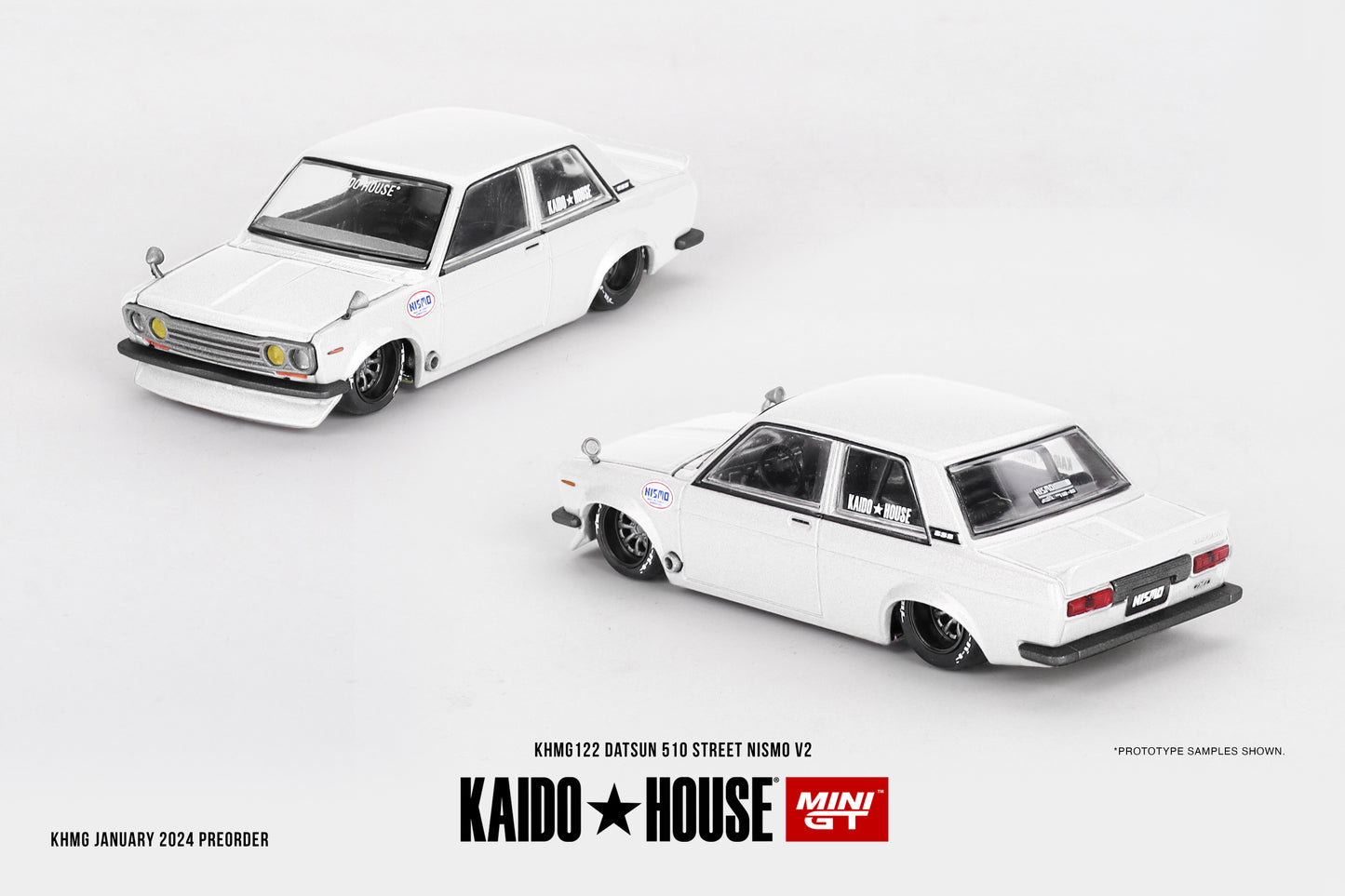 MiniGT - Datsun 510 Street Nismo V2 (White)