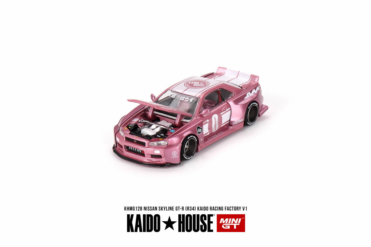 MiniGT - Kaido House Nissan Skyline GT-R (R34) Kaido Racing Factory V1