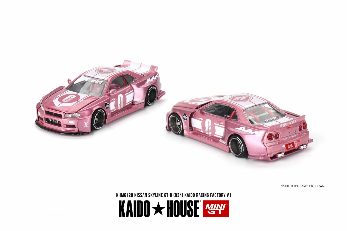 MiniGT - Kaido House Nissan Skyline GT-R (R34) Kaido Racing Factory V1