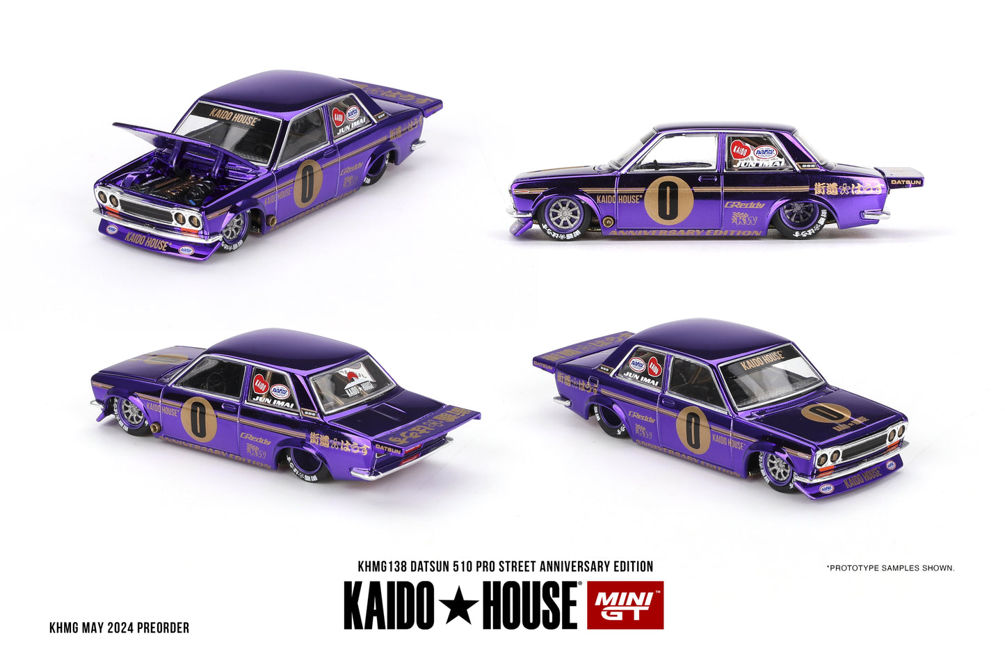 MiniGT - Kaido House Datsun 510 Street Anniversary Edition