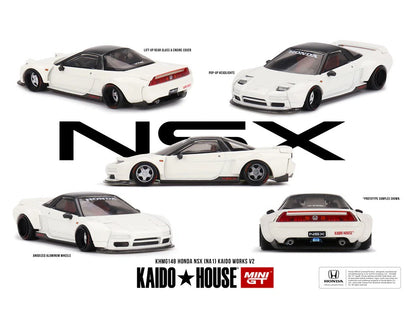 MiniGT - Honda NSX (NA1) Kaido Works V2 (White)