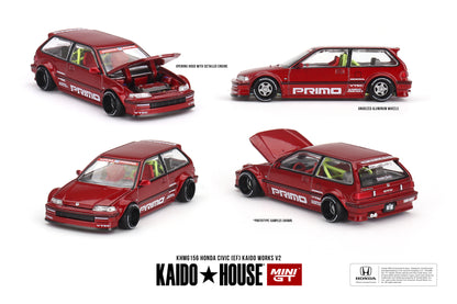 MiniGT - Honda Civic (EF) Kaido Works V2 - 1:64 Scale