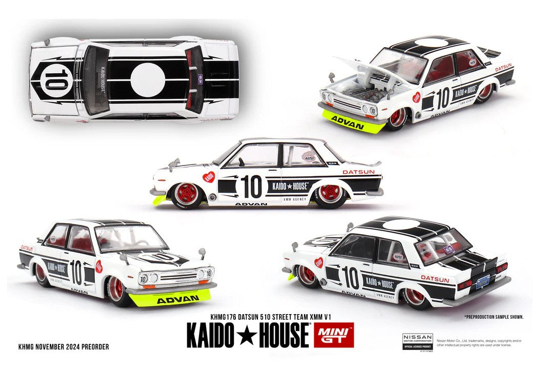 MiniGT - Datsun 510 Street Team XMM Kaido V1
