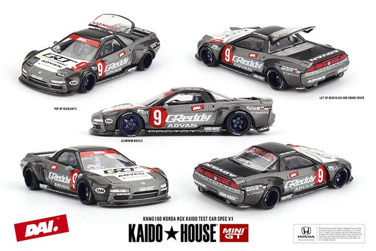 MiniGT - Honda NSX Kaido Test Car Spec V1 - 1:64 Scale