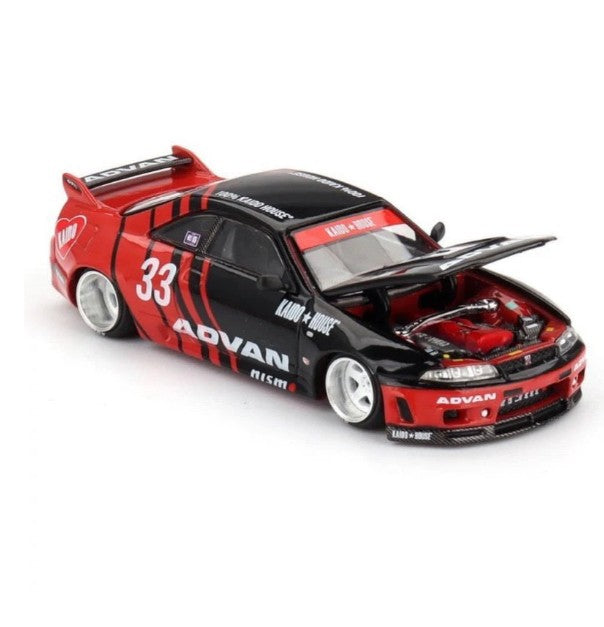 MiniGT - Nissan Skyline GT-R (R33) Kaido Works ADVAN