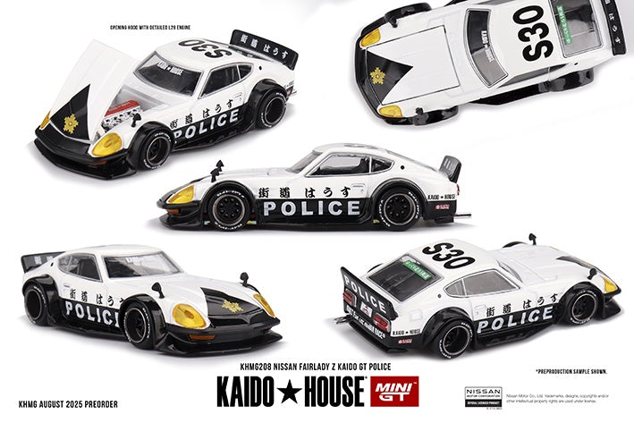 MiniGT - Nissan Fairlady Z Kaido GT 'Police' - 1:64 Scale