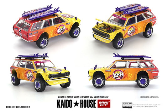 MiniGT - Datsun KAIDO 510 Wagon 4x4 Kaido ISLANDS V1