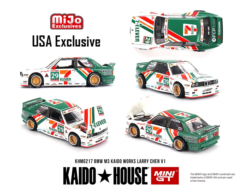 MiniGT - BMW M3 Kaido Works 'Larry Chen' V1 - 1:64 Scale