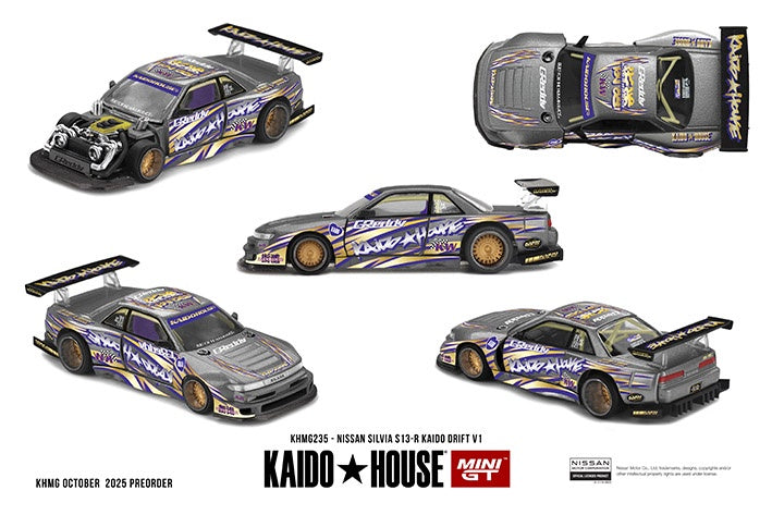 MiniGT - Nissan Silvia S13-R Kaido Drift V1
