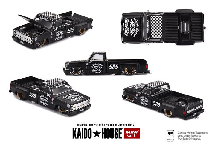 MiniGT - Chevrolet Silverado Dually Hot Rod V1 - 1:64 Scale