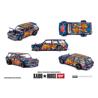 MiniGT - Datsun Kaido 510 Wagon Koi Wagon V1 - 1:64 Scale