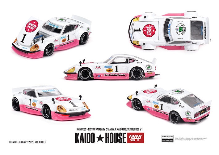 MiniGT - Nissan Fairlady Z 'Tamiya x Kaido House - The Frog' - 1:64 Scale