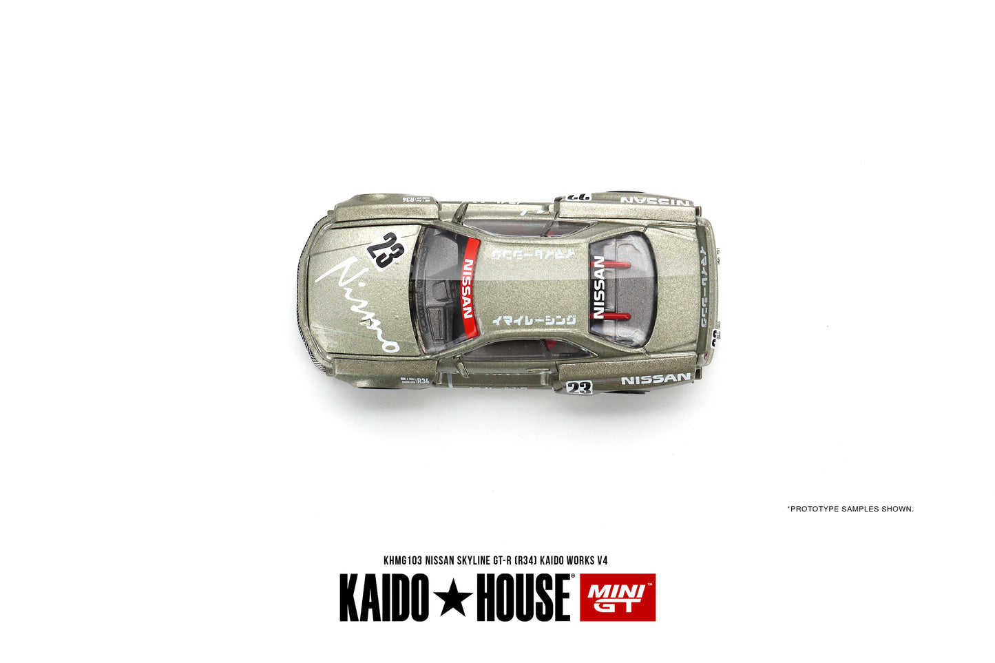 MiniGT - Nissan Skyline GT-R  (R34) Kaido House