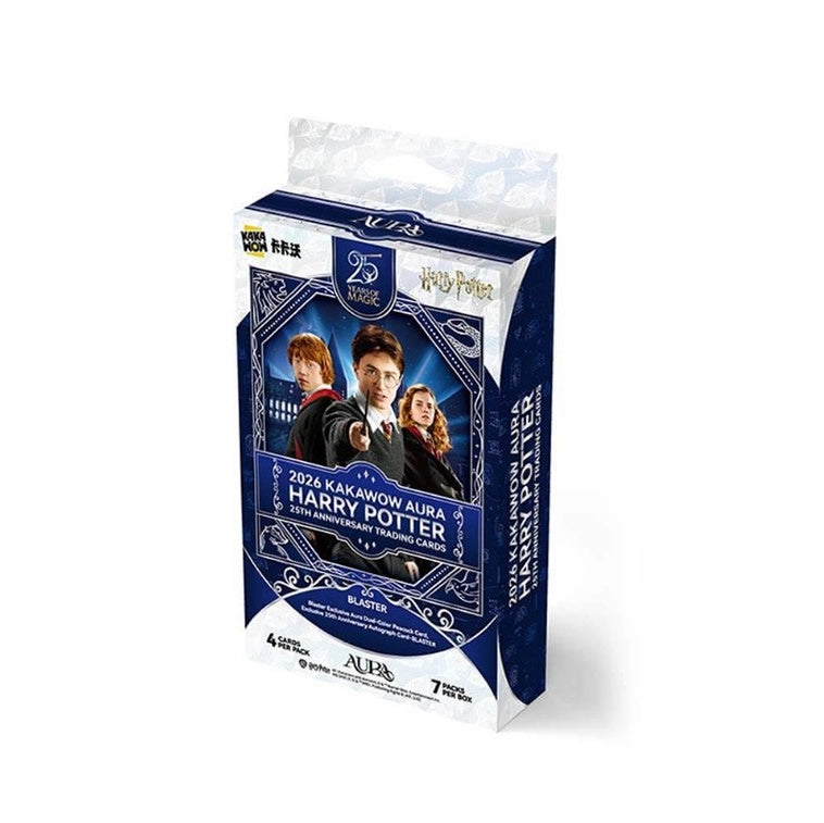 Kakawow AURA - Harry Potter: 25th Anniversary Trading Cards Blaster (7 Packs)
