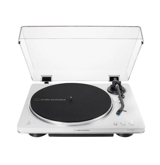 Audio Technica LP70XBT Fully Automatic Turntable with Bluetooth (White/Silver Trim)