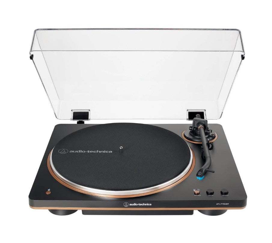 Audio Technica LP70XBT Fully Automatic Turntable with Bluetooth (Black/Silver Trim)