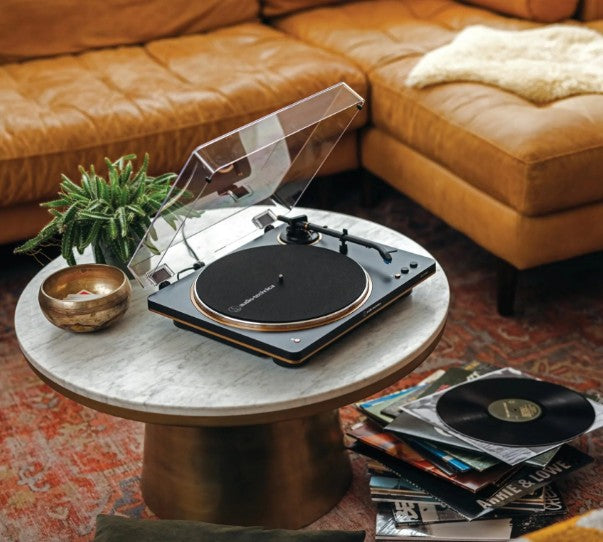 Audio Technica  LP70XBT Fully Automatic Turntable with Bluetooth (Black/Bronze Trim)