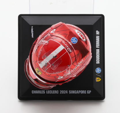 Looksmart - Helmet - Ferrari F1 Team - 2024 Singapore GP - Charles Leclerc - 1:5 Scale