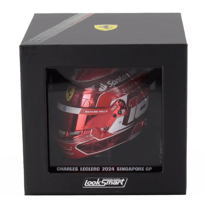 Looksmart - Helmet - Ferrari F1 Team - 2024 Singapore GP - Charles Leclerc - 1:5 Scale