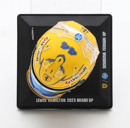 Looksmart - Helmet - Ferrari F1 Team - Miami GP 2025 - Lewis Hamilton - 1:5 Scale