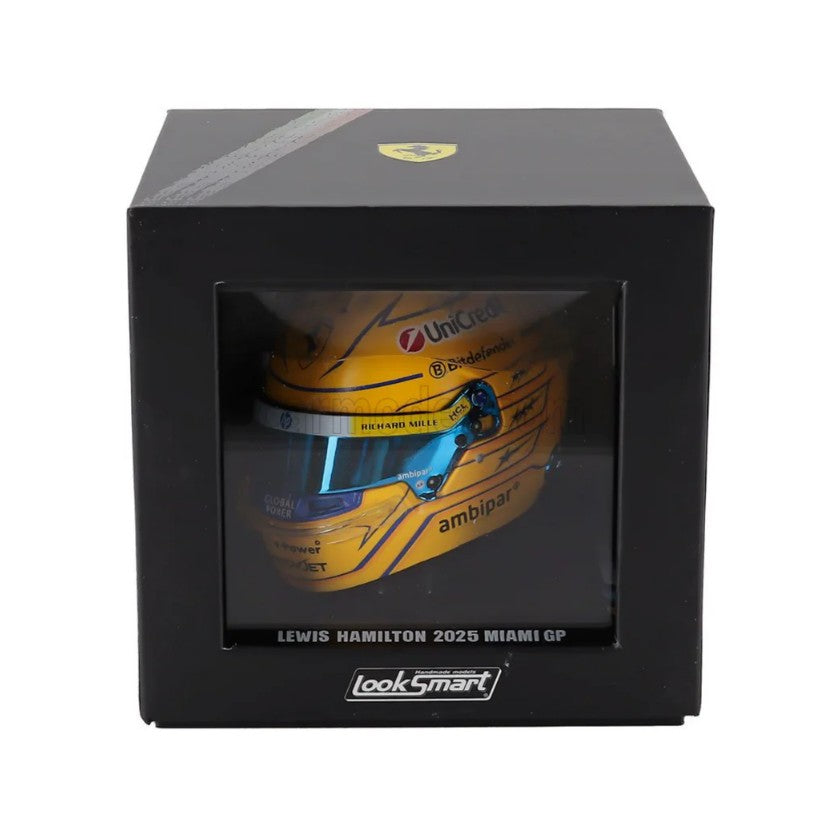 Looksmart - Helmet - Ferrari F1 Team - Miami GP 2025 - Lewis Hamilton - 1:5 Scale