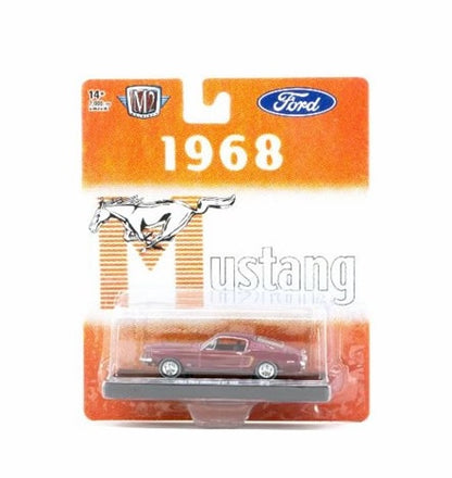 M2 Machines - 'Auto-Drivers' Mix 115 - 1968 Ford Mustang GT 390 (Burgundy)
