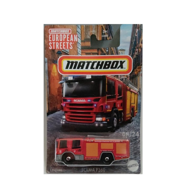 Matchbox - 2024 European Streets - Scania P360 Fire Truck