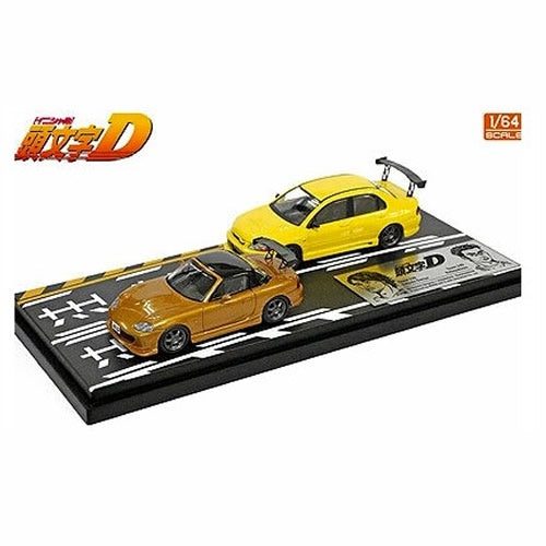 Modelers - Initial D Set Vol.6 Omiya Satoshi Roadster (NB8C) & Kobayakawa Lancer Evolution VII