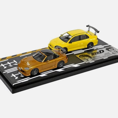 Modelers - Initial D Set Vol.6 Omiya Satoshi Roadster (NB8C) & Kobayakawa Lancer Evolution VII