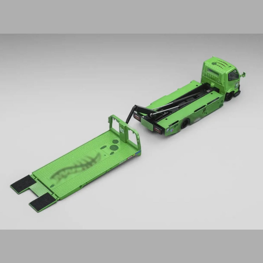 Mega Gear - H300 Custom Flat Bed Tow Truck 'Rexy' - 1:64 Scale