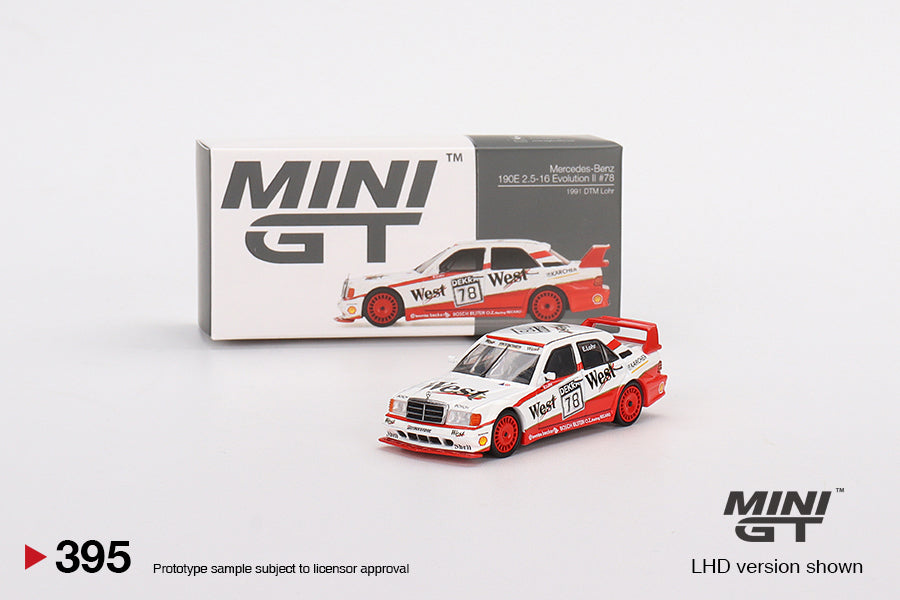 MiniGT - Mercedes-Benz 190E 2.5 16 Evolution II 1991 DTM #78 Lohr