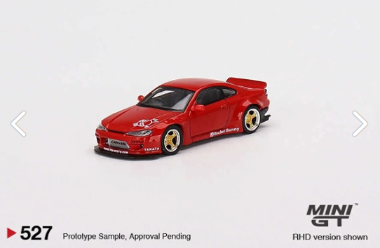 MiniGT - Nissan Silvia (S15) 'Rocket Bunny' - Red