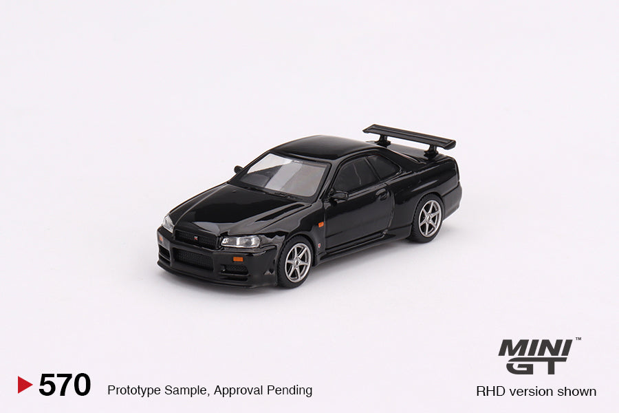 MiniGT - Nissan Skyline GT-R (R34) V-Spec Black Pearl