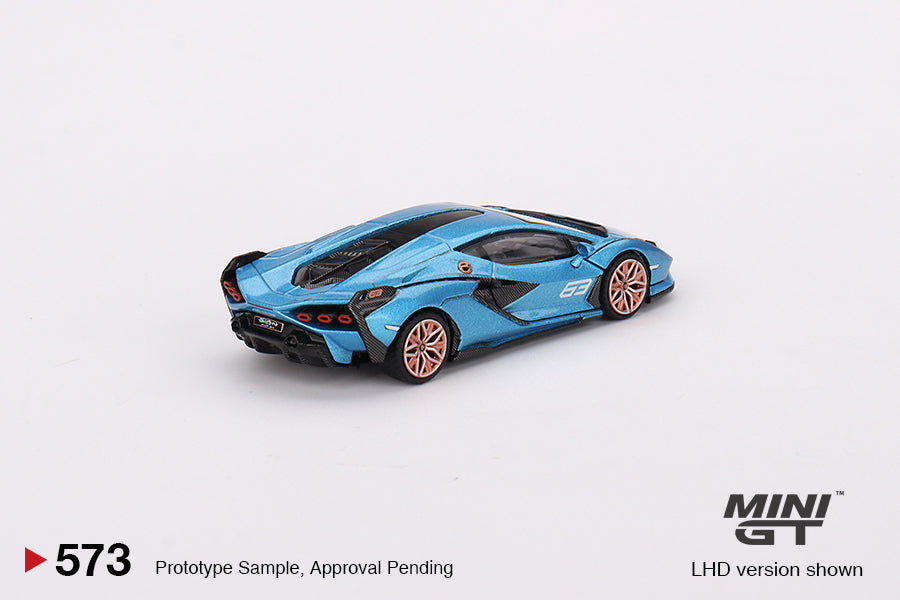 MiniGT - Lamborghini Sián FKP 37 Blu Aegir