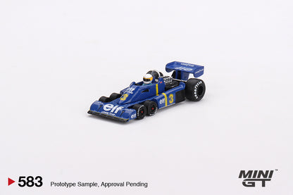 MiniGT - Tyrrell P34 #3 Jody Scheckter  1976 Swedish GP Winner