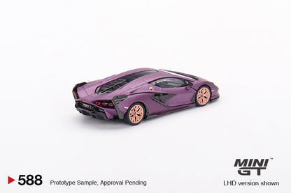 MiniGT - Lamborghini Sián FKP 37 Matte Viola SE30