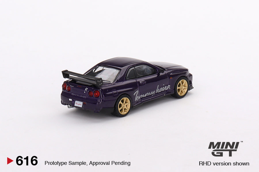 MiniGT - Nissan Skyline GT-R (R34) Tommykaira R-Z Midnight Purple
