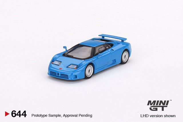 MiniGT - Bugatti EB110 GT Blu Bugatti