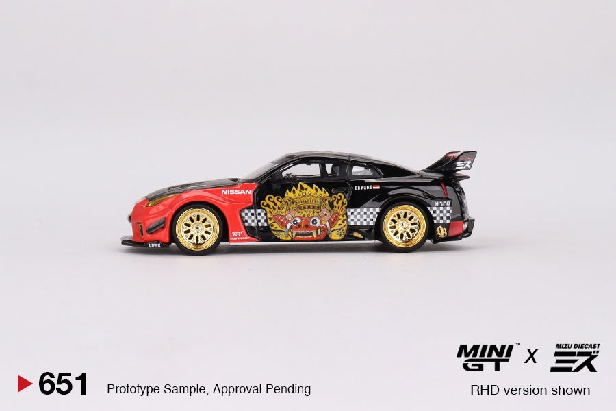 MiniGT - LB-Sihlouette Works GT Nissan 35GT-RR Mizu x 'Barong'