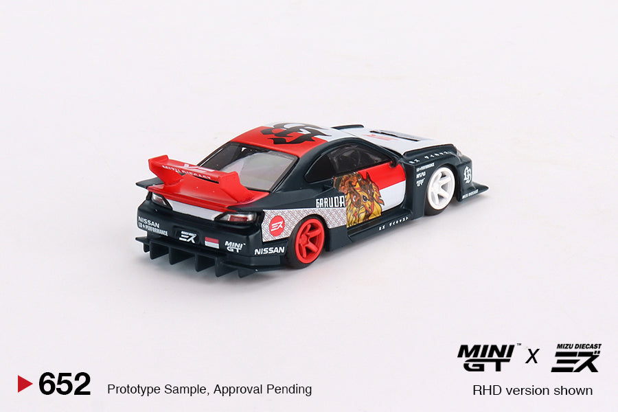 MiniGT - Nissan LB-Super Silhouette S15 Silvia Mizu x  'Garuda'