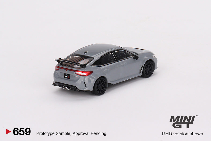 MiniGT - Honda Civic Type R Sonic Grey Pearl 2023