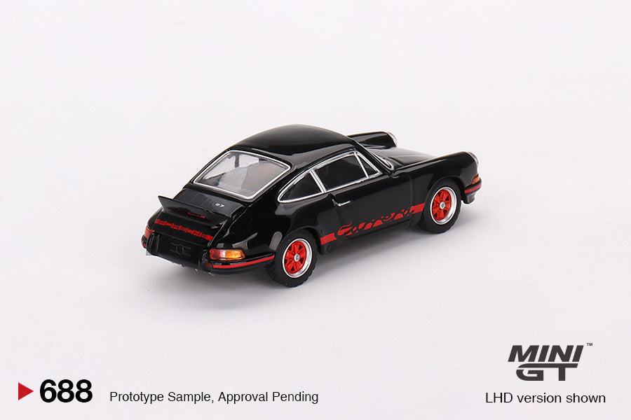 MiniGT - Porsche 911 Carrera RS 2.7 Black with Red Livery