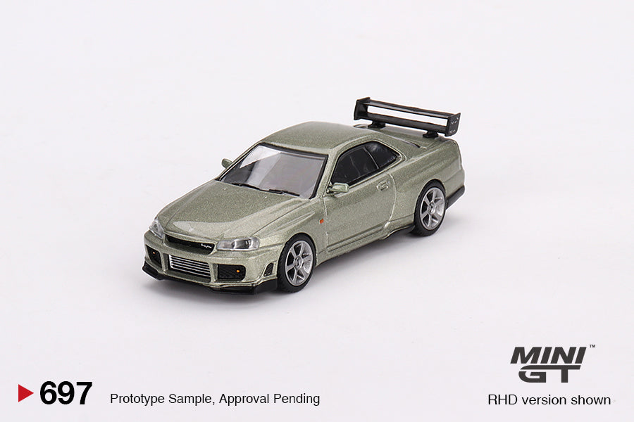 MiniGT - Nissan Skyline GT-R (R34) Tommykaira R-Z Millenium Jade